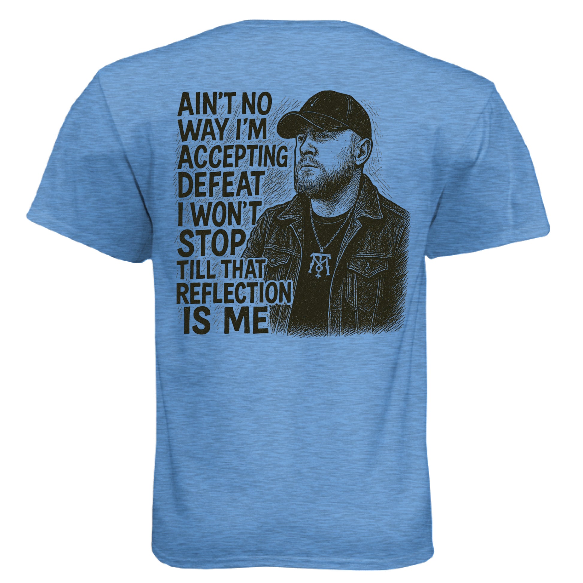 Heather Columbia Blue - BACK