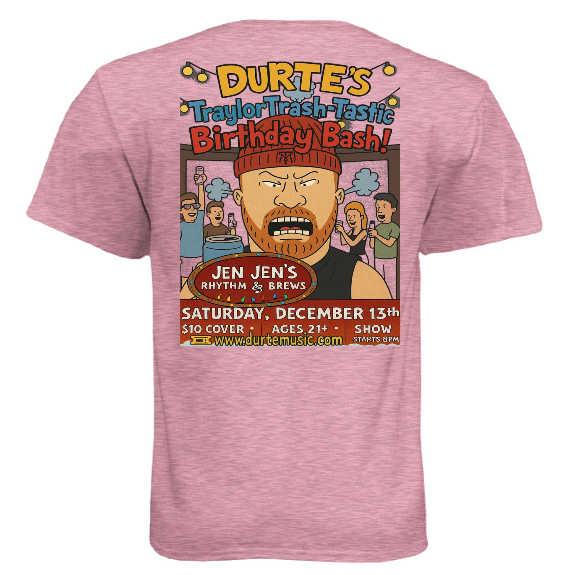 Heather Light Pink - BACK