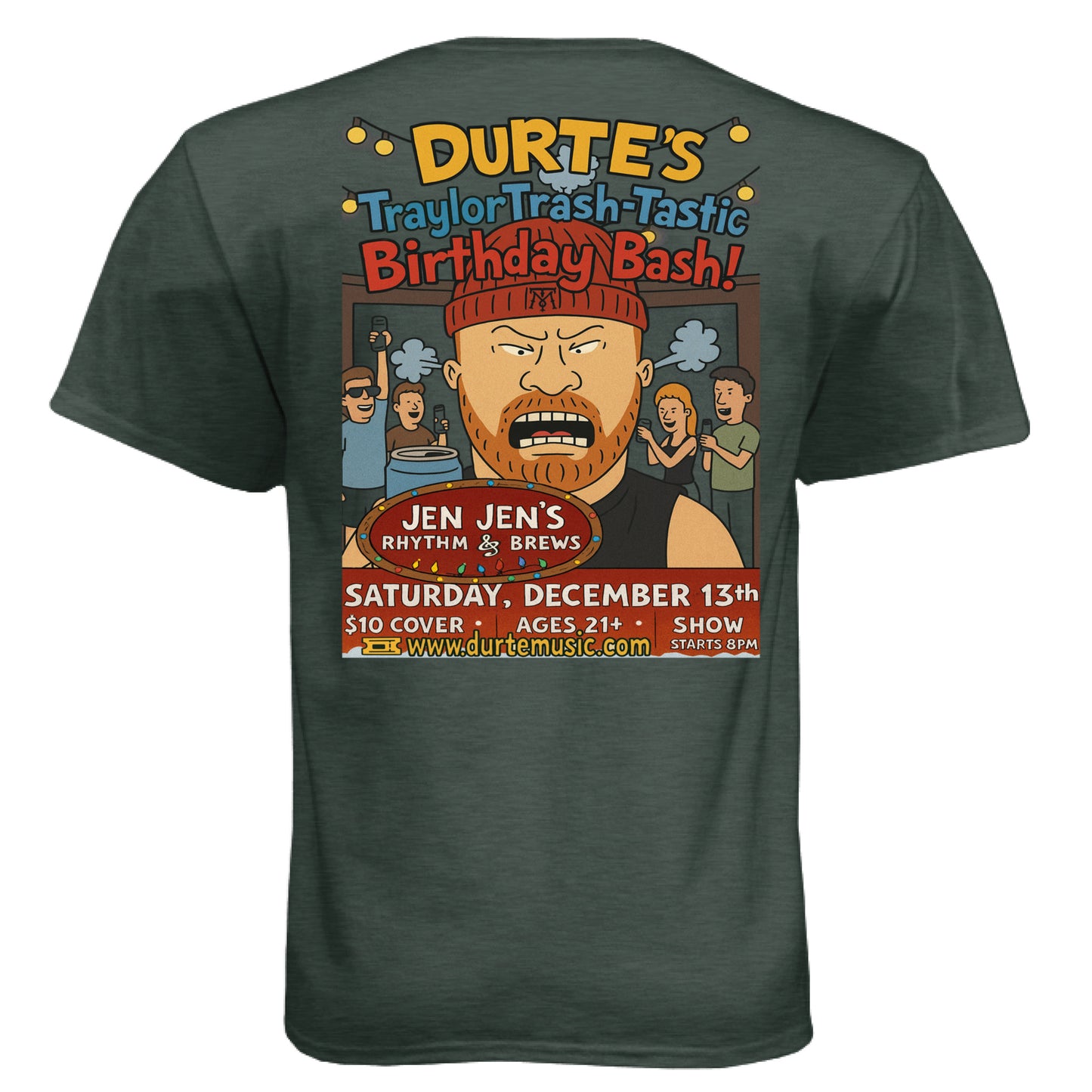 Heather Forest Green - BACK