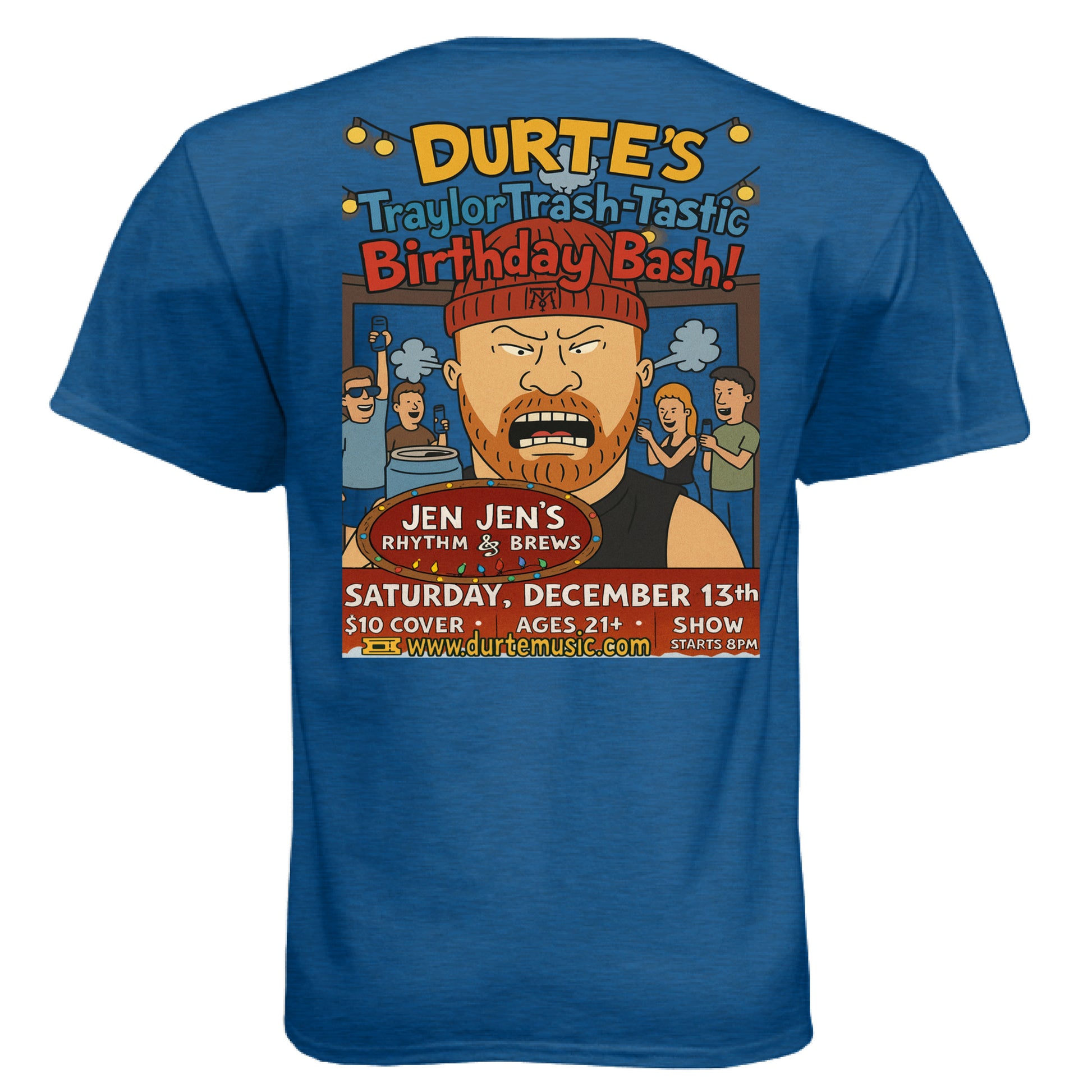 Heather Cool Blue - BACK